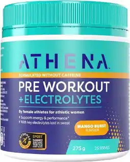 healthylife Athena Preworkout + Electrolytes Mango Burst offer