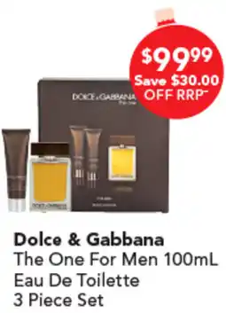 Amcal Pharmacies Dolce & Gabbana The One For Men Eau De Toilette offer