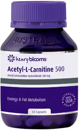 healthylife Henry Blooms Acetyl L-Carnitine 500 offer