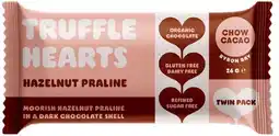 healthylife Chow Cacao Truffle Hearts - Hazelnut Praline offer