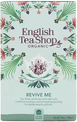 healthylife English Tea Shop Organic Wellness Tea Revive Me offer