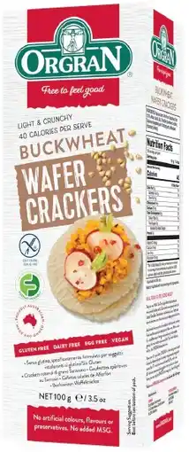 healthylife Orgran Buckwheat Wafer Crackers offer