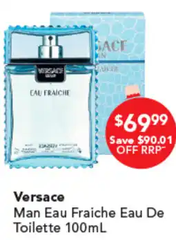 Amcal Pharmacies Versace Man Eau Fraiche Eau De Toilette offer