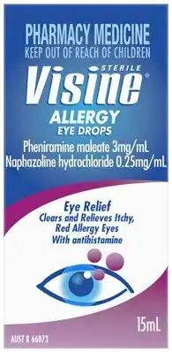 Amcal Pharmacies Visine Allergy Relief Eye Drops 15mL offer