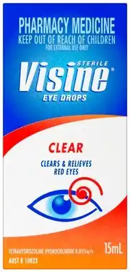 Amcal Pharmacies Visine Clear Eye Drops 15mL offer
