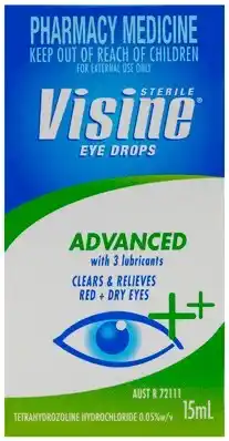 Amcal Pharmacies Visine Advanced Relief Eye Drops 15mL offer