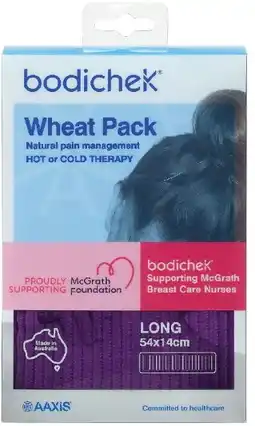 healthylife Bodichek Hot/Cold Wheat Pack Long Narrow Assorted Colours offer