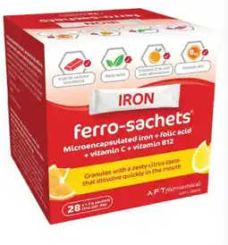 healthylife AFT Pharmaceuticals Ferro Iron Sachets offer
