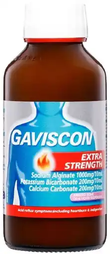healthylife Gaviscon Extra Strength Heartburn & Indigestion Aniseed Liquid 300ml offer