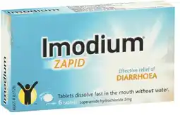 healthylife Imodium Zapid Diarrhoea Relief offer
