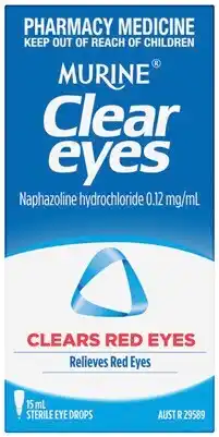 Amcal Pharmacies Murine Clear Eyes Eye Drops 15mL offer