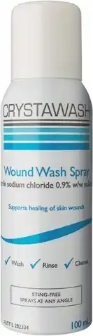 Amcal Pharmacies Crystawash Wound Wash Spray 100mL offer