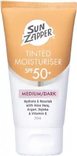 healthylife Sun Zapper Tinted Moisturiser SPF50+ Medium/Dark offer