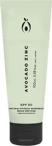 healthylife Avocado Zinc Natural Physical Sunscreen SPF50 offer