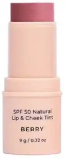 healthylife Avocado Zinc SPF50 Natural Lip & Cheek Tint - Berry offer