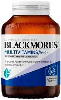 Amcal Pharmacies Blackmores Multivitamins for 50+ 90 Tablets offer