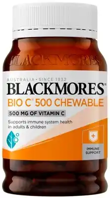 Amcal Pharmacies Blackmores Bio C 500 Chewable Vitamin C 200 Tablets offer