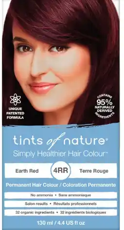 healthylife Tints of Nature 4RR Earth Red Permanent Hair Colour offer