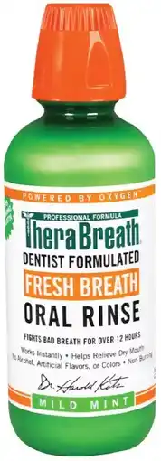 healthylife TheraBreath Fresh Breath Oral Rinse Mild Mint offer