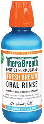 healthylife TheraBreath Fresh Breath Oral Rinse Icy Mint offer
