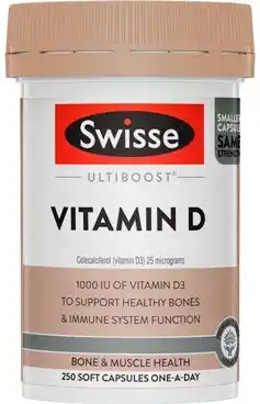 Amcal Pharmacies Swisse Ultiboost Vitamin D 250 Capsules offer