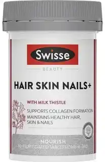 Amcal Pharmacies Swisse Beauty Hair Skin & Nails+ 60 Tablets offer
