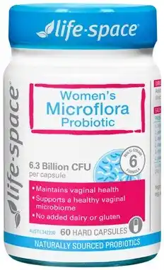 Amcal Pharmacies Life-Space Women’s Microflora Probiotic 60 Capsules offer