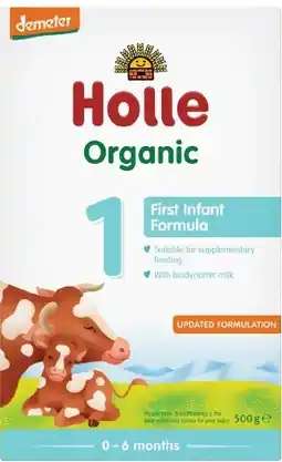 healthylife Holle Organic Cow Milk Infant Formula 1 with DHA offer