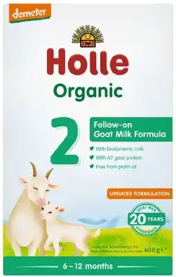 healthylife Holle Goat Milk Follow-On Infant Formula 2 with DHA offer