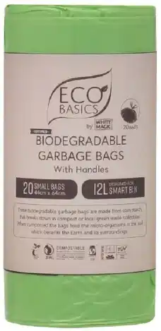 healthylife White Magic Eco Basics Bio Garbage Bags Small offer
