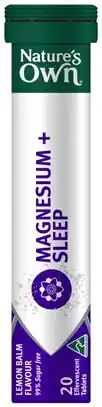 Amcal Pharmacies Nature’s Own Magnesium + Sleep 20 Effervescent Tablets offer