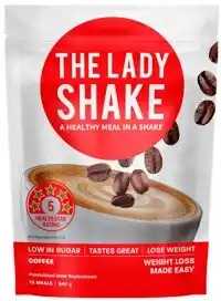 Amcal Pharmacies The Lady Shake Coffee Flavour 840g offer