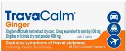 Amcal Pharmacies TravaCalm Ginger 10 Tablets offer