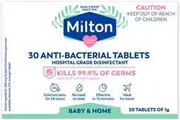 Amcal Pharmacies Milton Anti-Bacterial Tablets offer