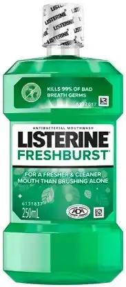 Amcal Pharmacies Listerine FreshBurst Mouthwash offer