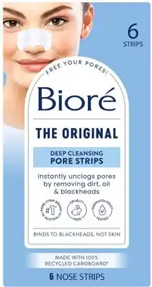 Amcal Pharmacies Bioré The Original Deep Cleansing Pore Strips 6 Pack offer
