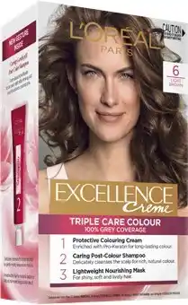 Amcal Pharmacies L’Oréal Excellence Creme Hair Colour Light Brown 6 offer