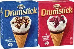 IGA Peters Drumstick 4 Pack or Minis 6 Pack Selected Varieties offer