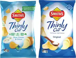 IGA Smith’s Thinly Cut Chips 175g Selected Varieties offer