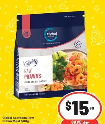 Global Seafoods Raw Prawn Meat