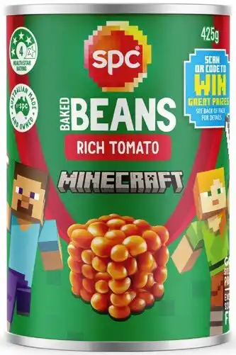 IGA SPC Baked Beans or Spaghetti 420‑425g Selected Varieties offer