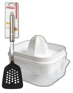 IGA Food Guru Citrus Juicer or Nylon Stainless Steel Grip Turner offer