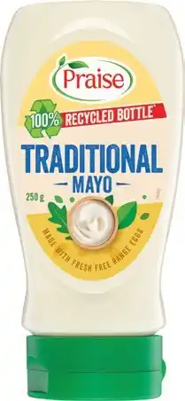 IGA Praise Traditional Squeeze Mayo 250‑280g Selected Varieties offer