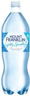 IGA Mount Franklin Lightly Sparkling Water 1.25 Litre Selected Varieties offer