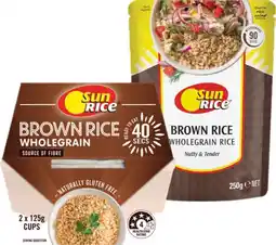 IGA SunRice Microwave Rice Pouch 250g or Rice Cup 2 Pack Selected Varieties offer