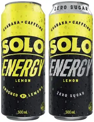 IGA Solo Energy Drink 500mL Selected Varieties offer