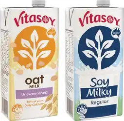 IGA Vitasoy Long Life Oat Milk, Almond Milk or Soy Milky 1 Litre Selected Varieties offer