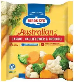 IGA Birds Eye Snap Frozen Vegetables 500g Selected Varieties offer