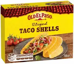 IGA Old El Paso Taco Shells Original 12 Pack offer