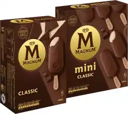 IGA Streets Magnum Ice Cream 4 Pack or Mini 6 Pack Selected Varieties offer